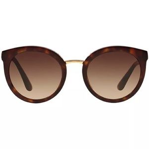 DOLCE & GABBANA Sunglasses, Tortoise/Brown Gradient